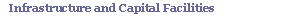 Infrastructure and Capital Facilities