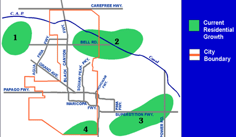 Current Locations of Residential Growth